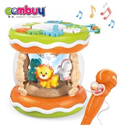 KB060327 KB060331 - Music drum hand touch microphone game carousel baby toys 2-4 year